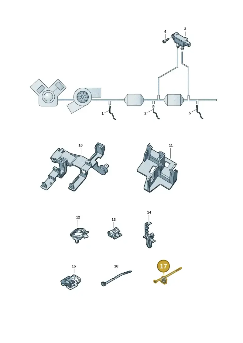 8E0971818B — Audi A8L (2017-2022) diagram 838906002, position 17