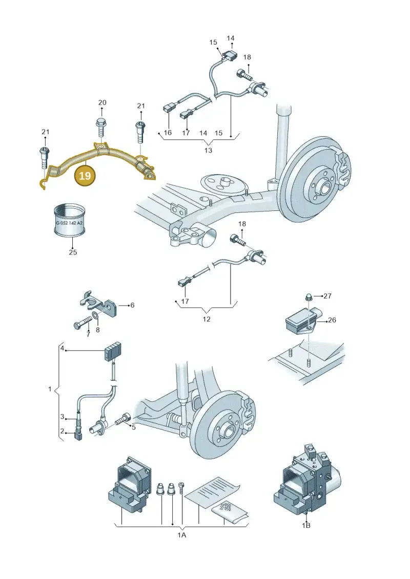 8E0971822E — Audi RS4 Cabrio qu.    08> (2007-) diagram 273927000, position 19