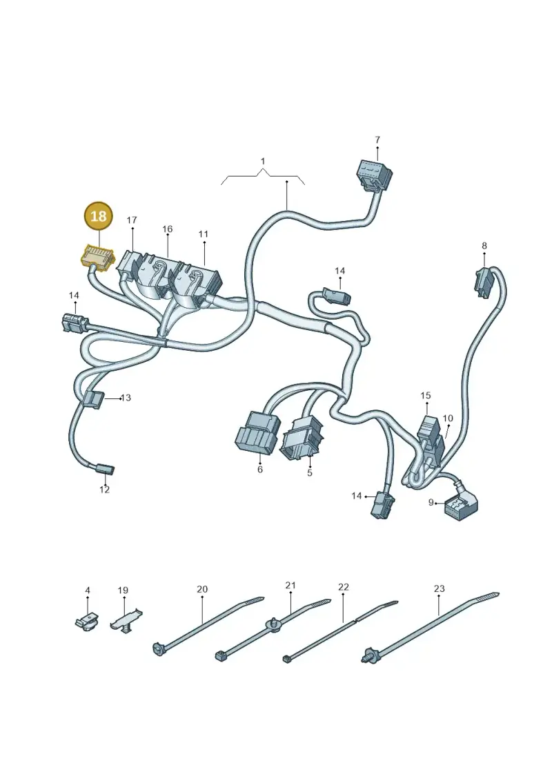 8E0972420 — Audi RS6 Avant (2019-) diagram 435882050, position 18