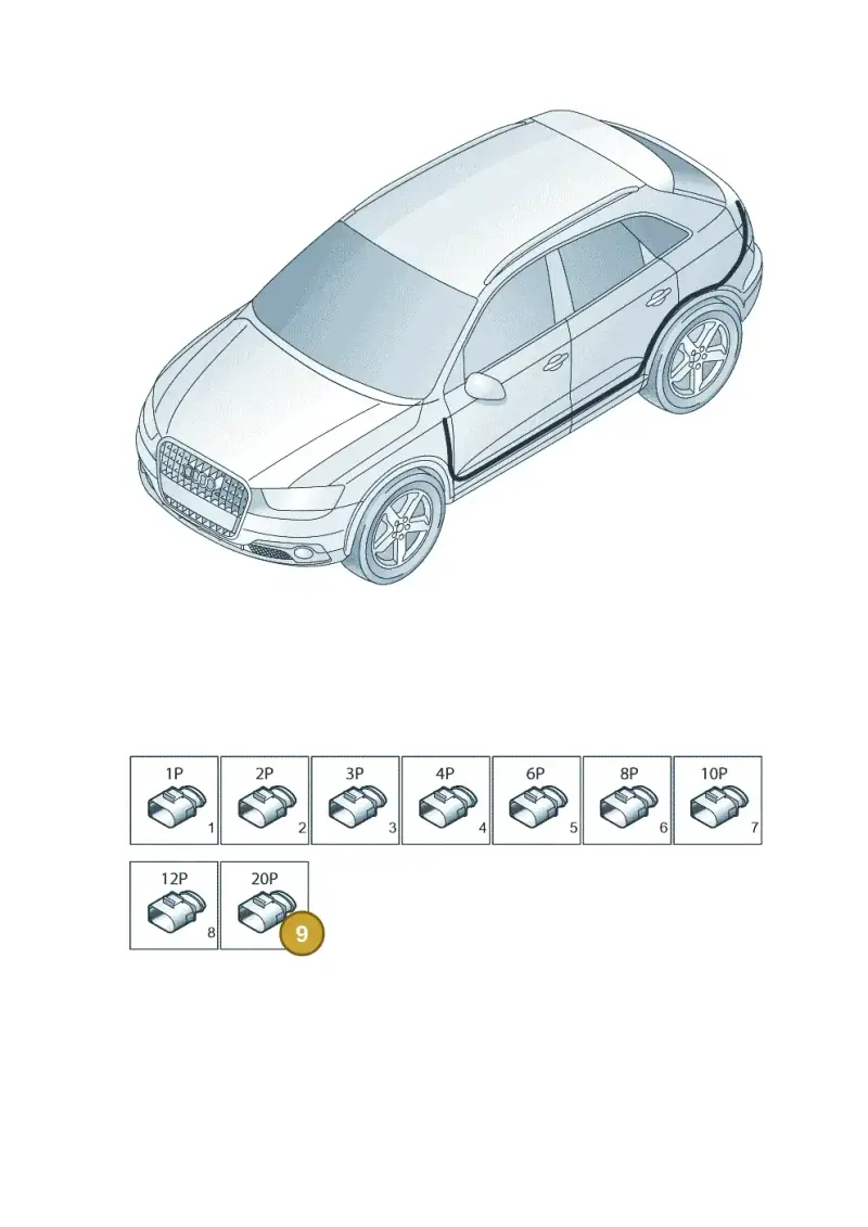 8E0972420 — Audi Q3 1.4 (2016-) diagram 728971840, position 9