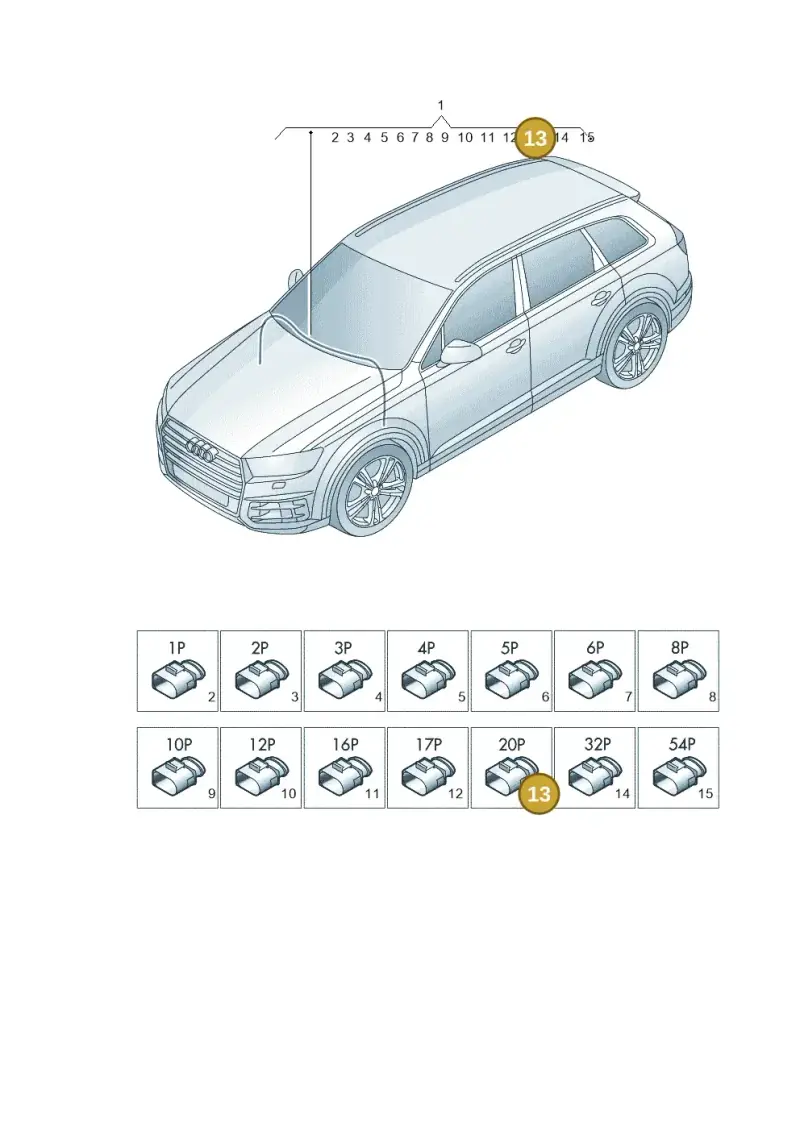 8E0972420B — Audi Q7 qu. 3.0 TDI (2015-2019) diagram 859971900, position 13