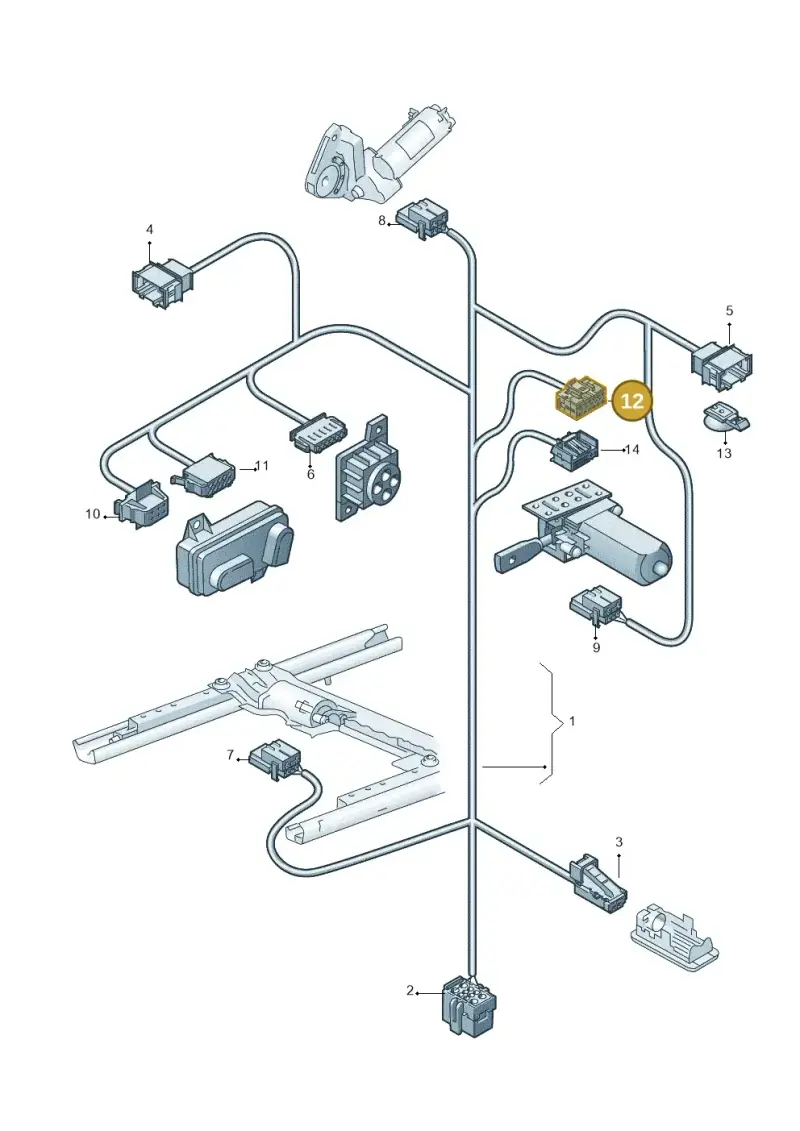 8E0972420B — Audi A3 Cabrio (2016-2020) diagram 890972120, position 12
