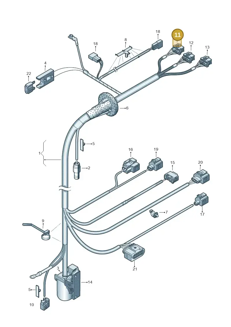 8E0972483 — Audi RS4 Cabrio qu.    08> (2007-) diagram 249971000, position 11