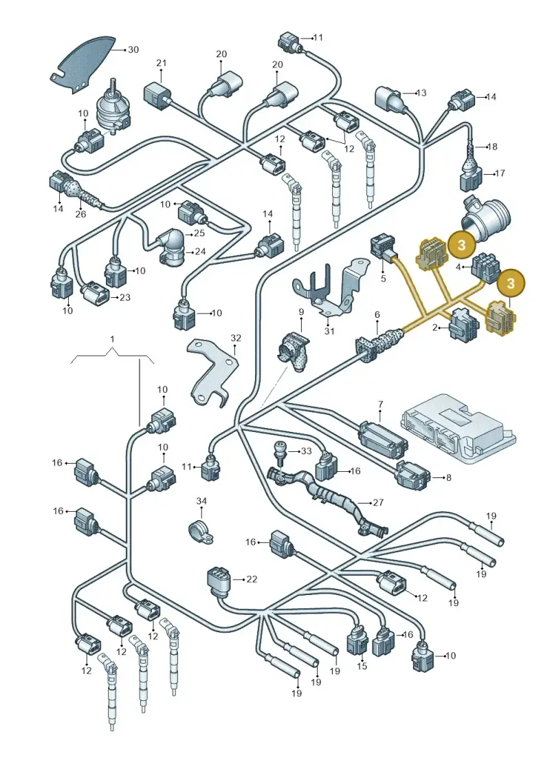 8E0972483A — Audi A8/S8/qu. lang    08> (2007-) diagram 291971350, position 3