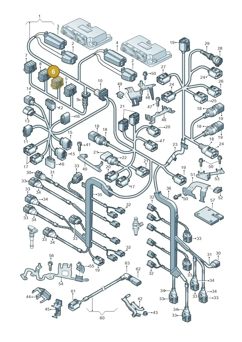 8E0972483A — Audi A8/S8/qu. lang    08> (2007-) diagram 291971650, position 6