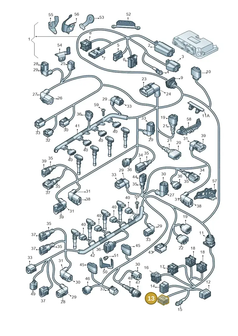 8E0972483A — Audi A8/S8/qu. lang    08> (2007-) diagram 603971600, position 13