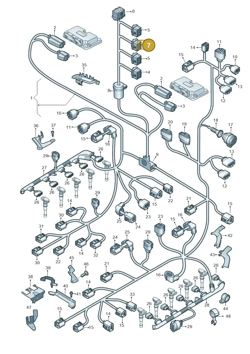 8E0972483D — Audi A8/S8/qu. lang    08> (2007-) diagram 291971710, position 7