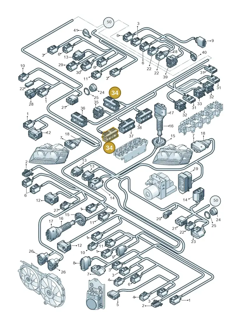 8E0972575A — Audi A8/S8/qu. lang    08> (2007-) diagram 291971810, position 34