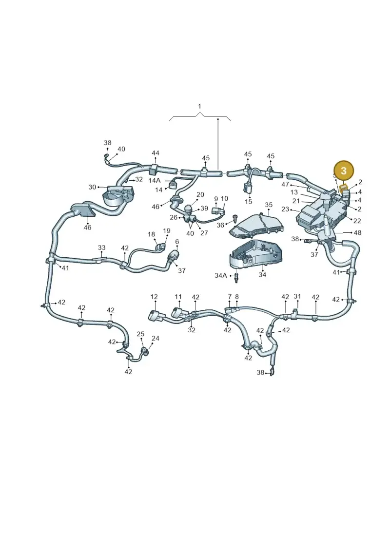 8E0972575A — Audi Q7 qu. 3.0 TDI (2009-2015) diagram 675971220, position 3