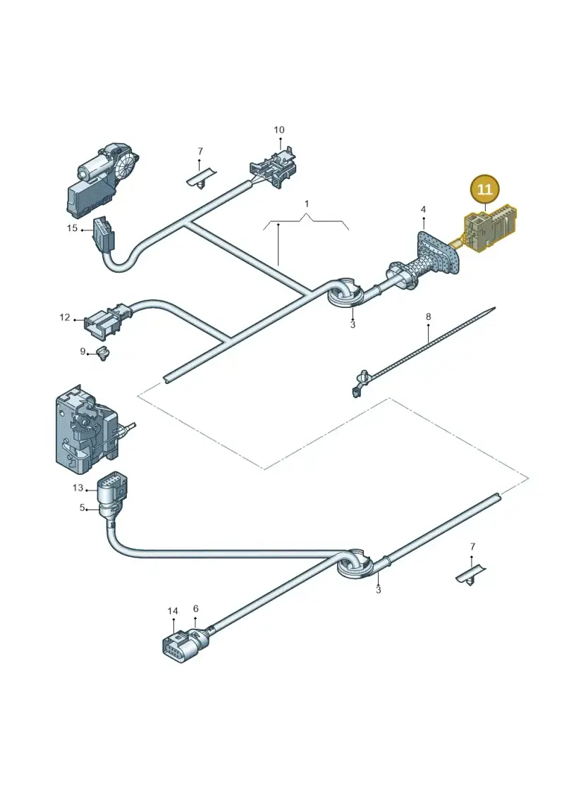 8E0972702 — Audi RS3 Sportback (2011-2012) diagram 412972350, position 11