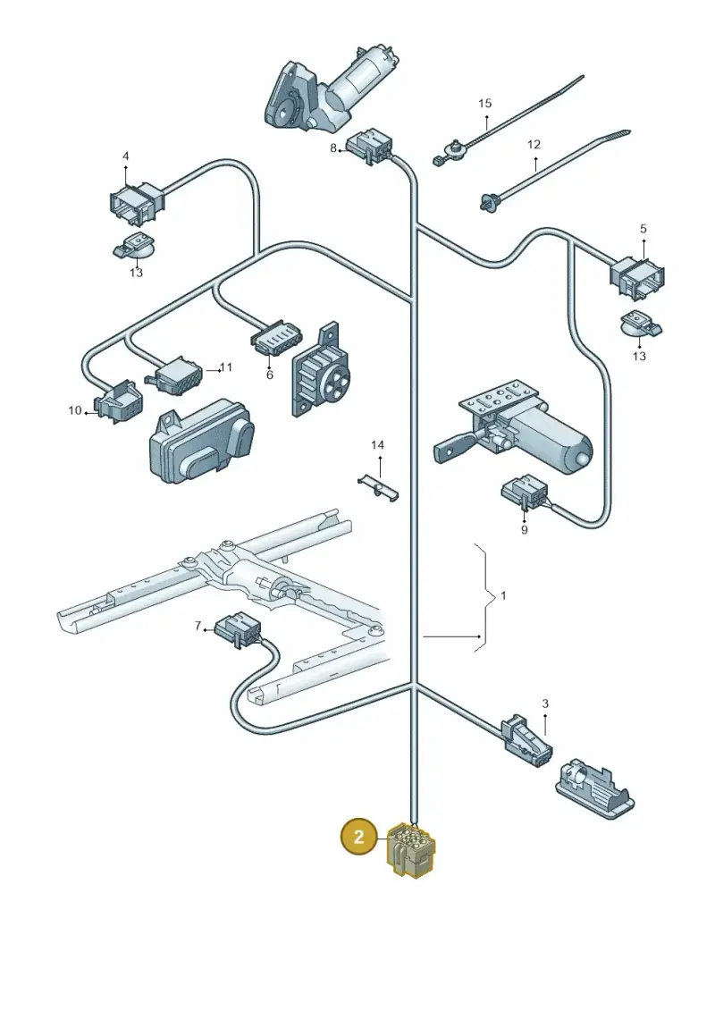 8E0972710 — Audi Q3 1.4 (2016-) diagram 728972120, position 2