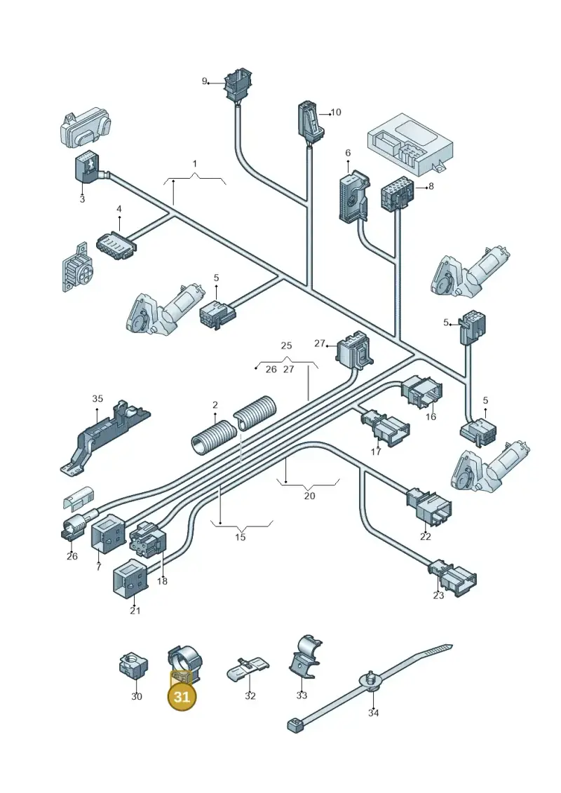 8E0972821A — Audi A6 QU.ALLROAD     07> (2006-) diagram 448972100, position 31