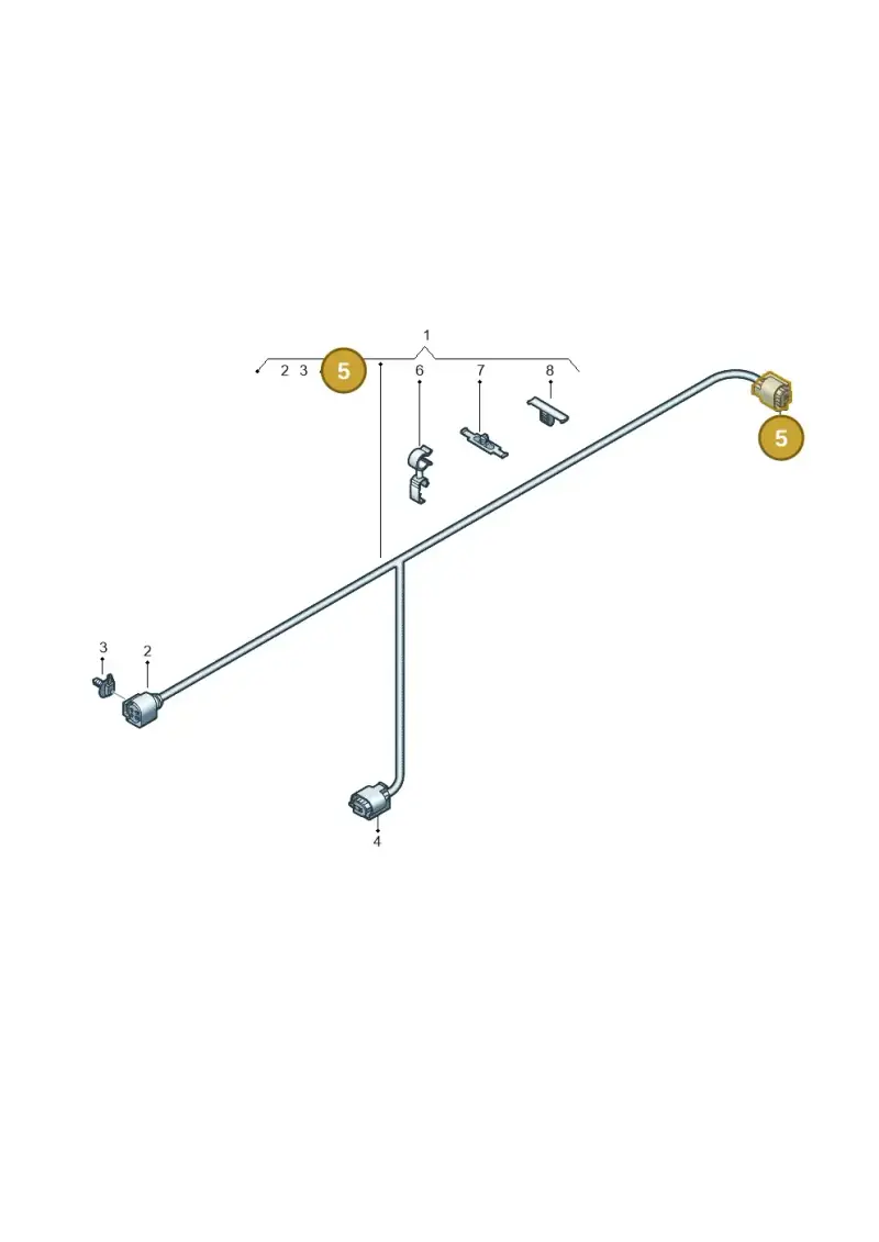8E0973202A — Audi A3 Sportback (2019-2021) diagram 596972670, position 5