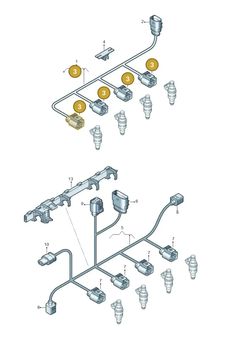 8E0973722 — Audi A7 Sportback (2018-) diagram 859971040, position 3