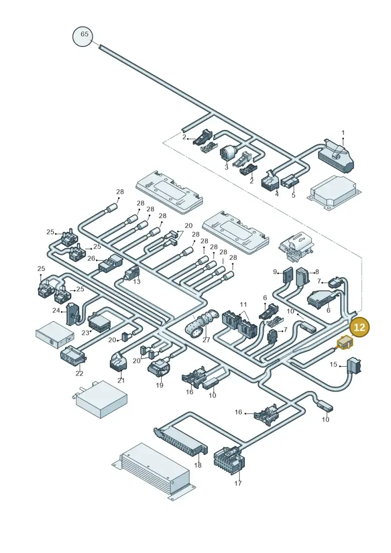 8E1972710B — Audi A4/S4 Cabrio./qu. (2002-2006) diagram 273972840, position 12