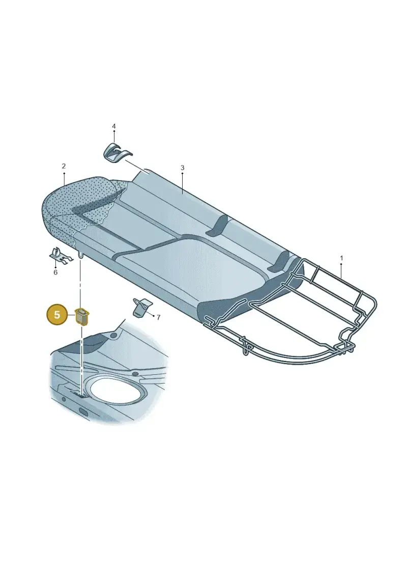 8E5886373 — Audi RS3 Sportback (2011-2012) diagram 412885200, position 5