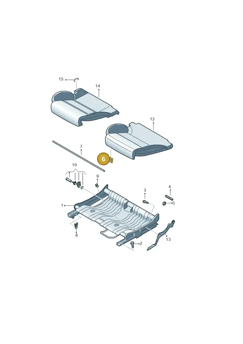 8E5886373 — Audi Q5 qu. 2.0 TDI (2012-2017) diagram 647885200, position 6