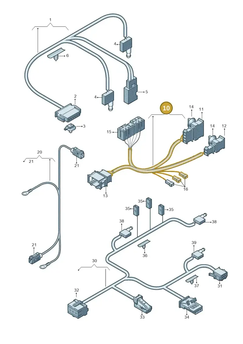8F0972814 — Audi RS5 Cabrio (2012-2015) diagram 670972700, position 10
