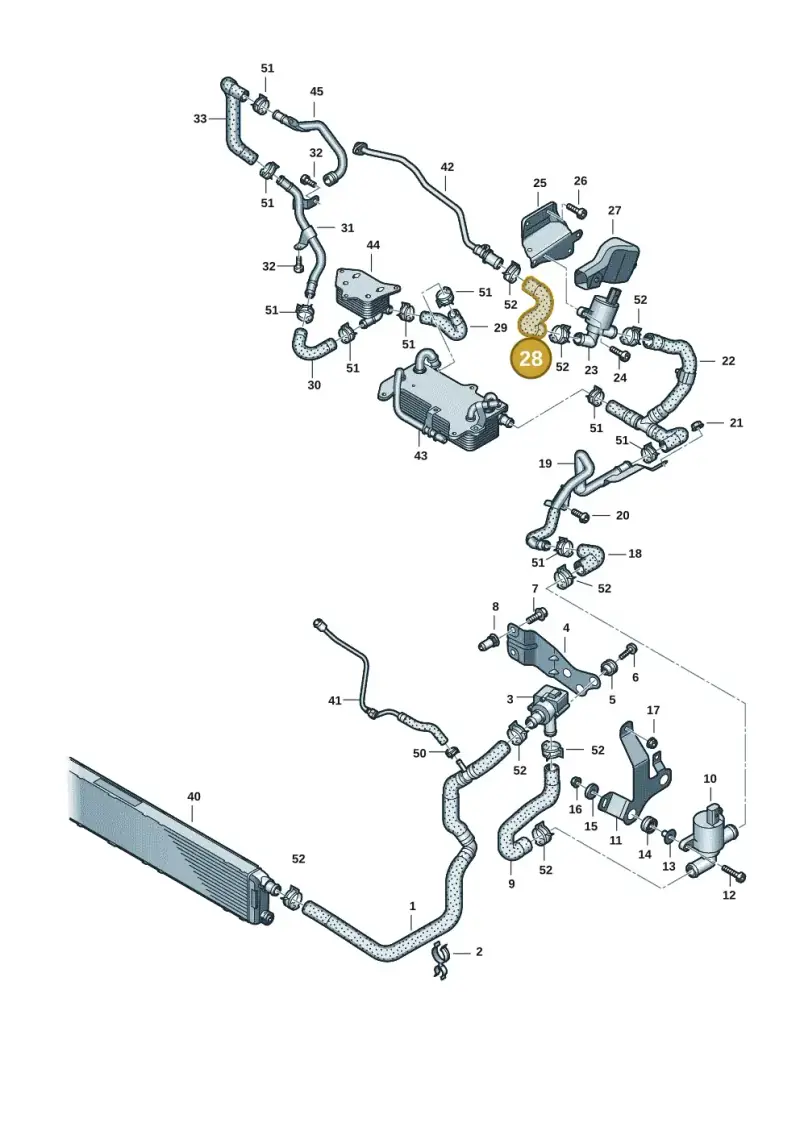 8J0121324 — Audi RS Q8 Quattro (2019-) diagram 595121006, position 28