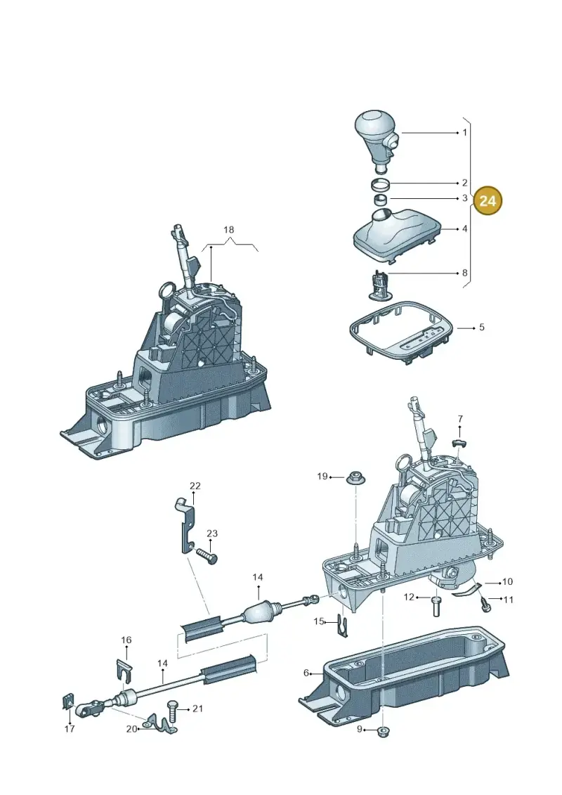 8J1713139HQPY — Audi TT Coupe/Roadster 08> (2007-) diagram 609713100, position 24