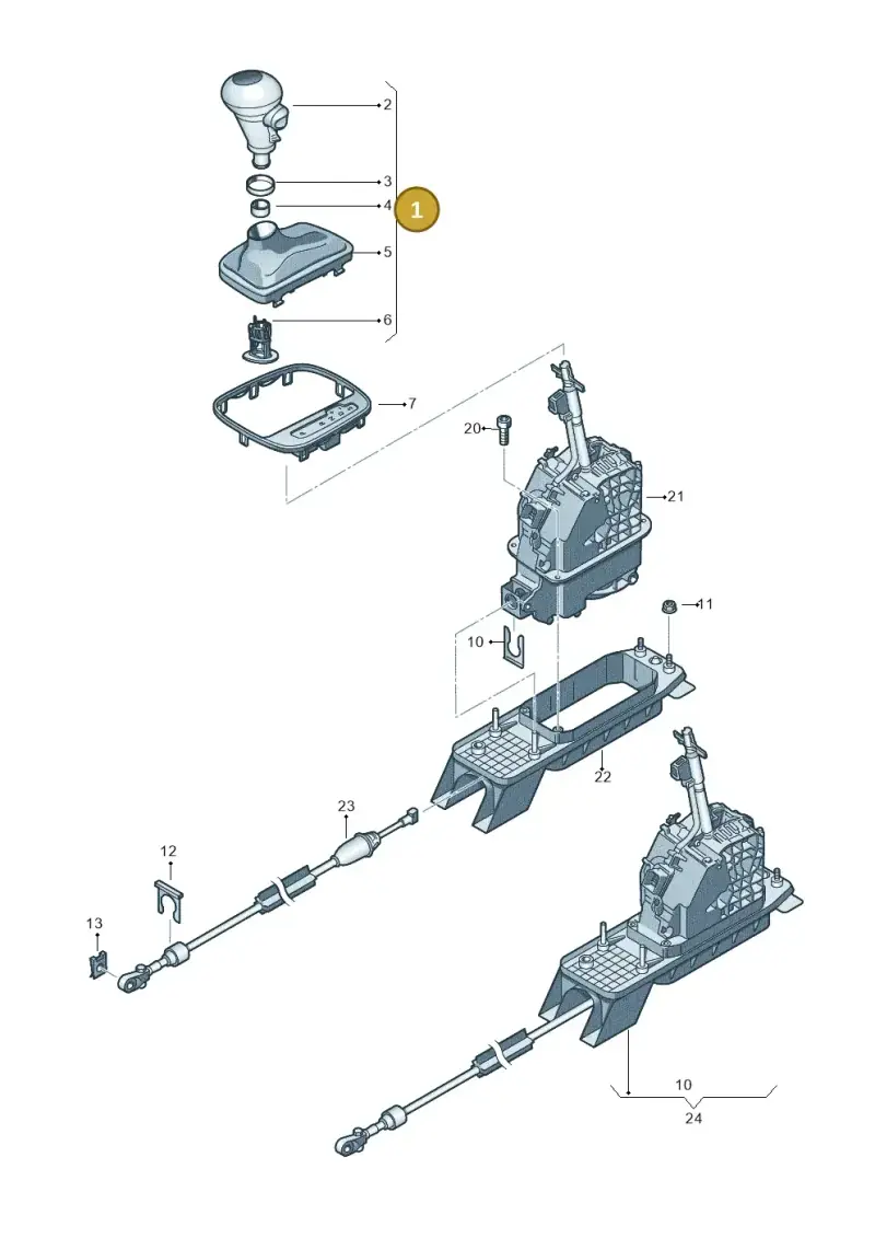 8J2713139HQPY — Audi TTS Coupe 2.0 (2010-2014) diagram 609713150, position 1