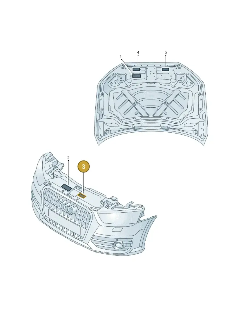 8K0010520 — Audi RSQ3 qu. 2.5 (2013-2018) diagram 728010100, position 3