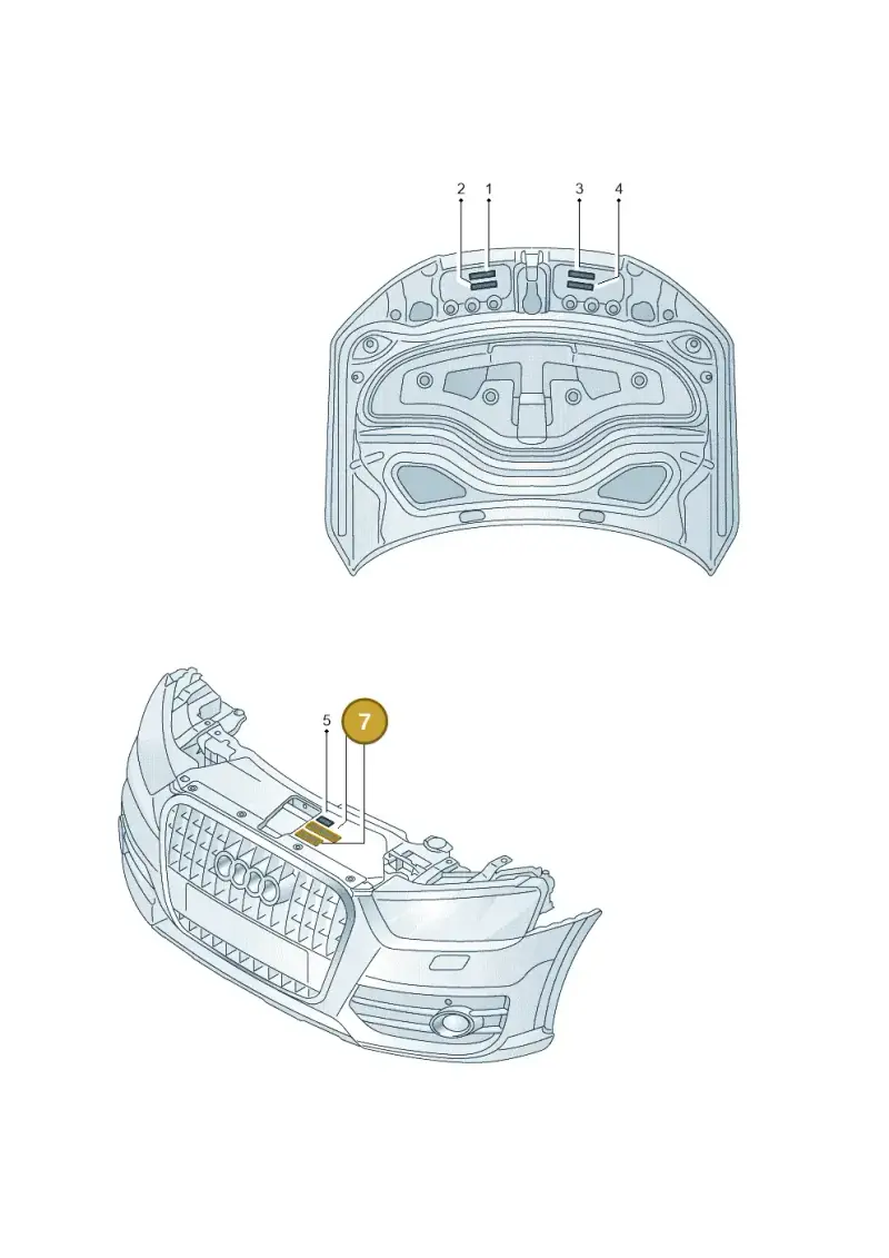 8K0010520 — Audi A8L qu. 3.0 TDI (2013-2018) diagram 771010100, position 7