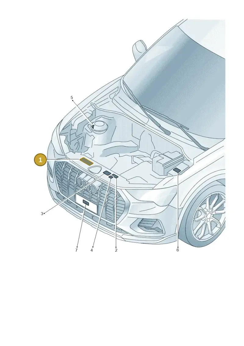 8K0010520F — Audi RSQ3 Sportback (2019-2024) diagram 597010150, position 1