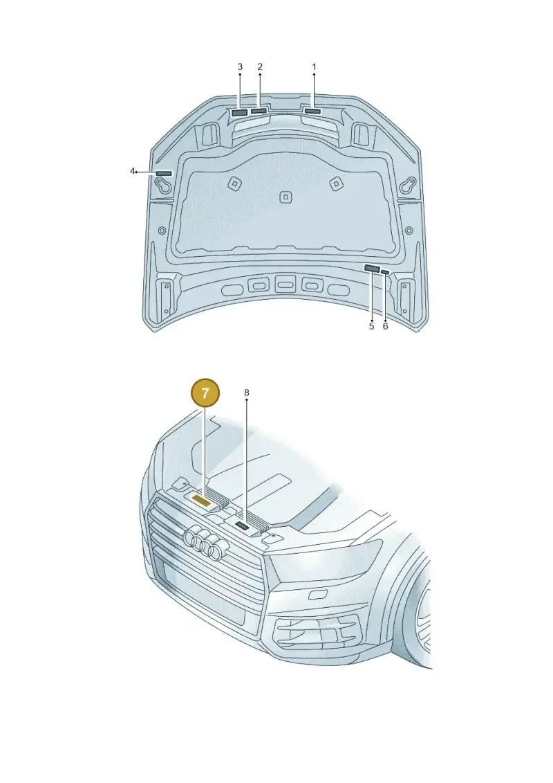 8K0010520 — Audi Q7 qu. 3.0 TDI (2015-2019) diagram 859010100, position 7