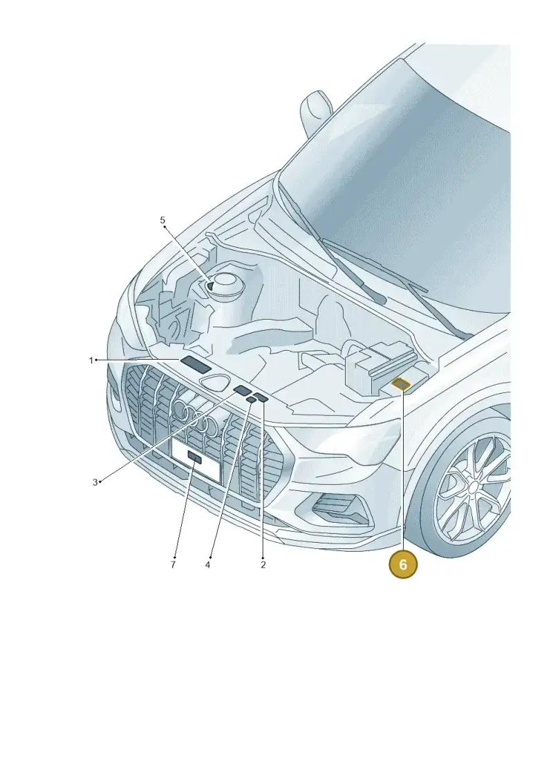 8K0010523 — Audi RSQ3 Sportback (2019-2024) diagram 597010150, position 6