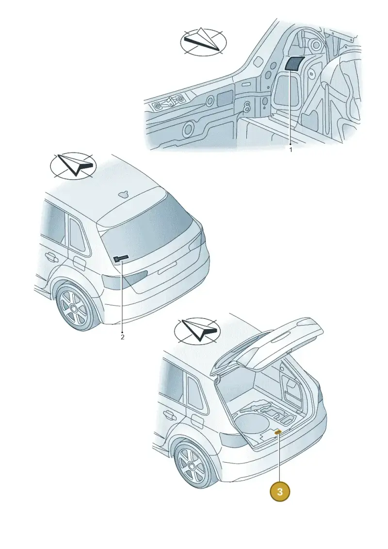 8K0010523 — Audi RS3 Limousine (2017-2020) diagram 858010250, position 3