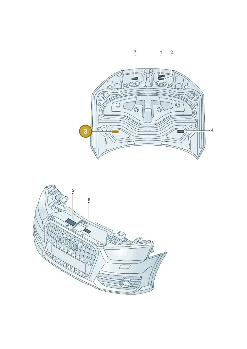 8K0010525 — Audi RS7 Sportback (2013-2018) diagram 788010100, position 3