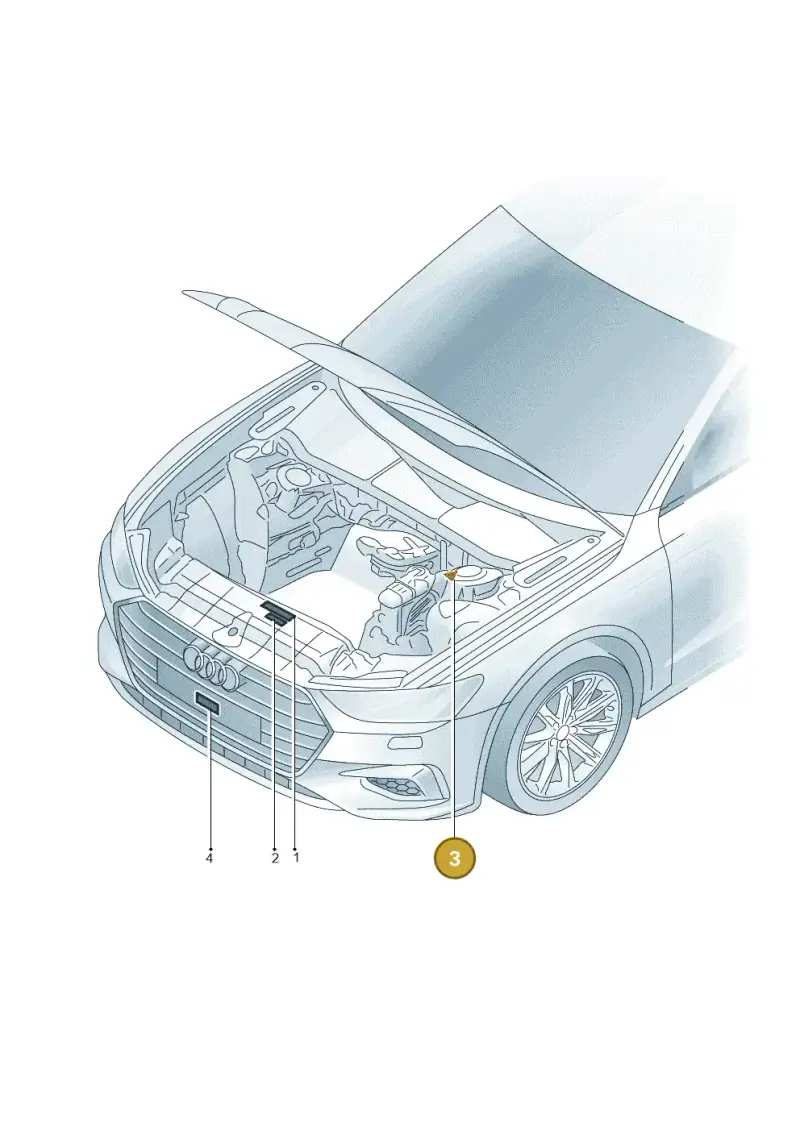 8K0010571 — Audi RS6 Avant (2019-) diagram 435010150, position 3