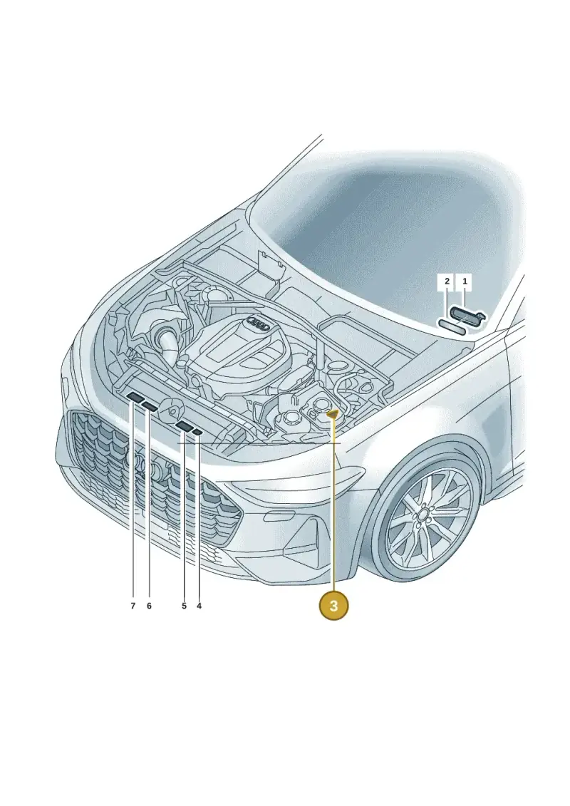 8K0010571 — Audi A5 Avant 2.0 (2024-) diagram 8wk010150, position 3
