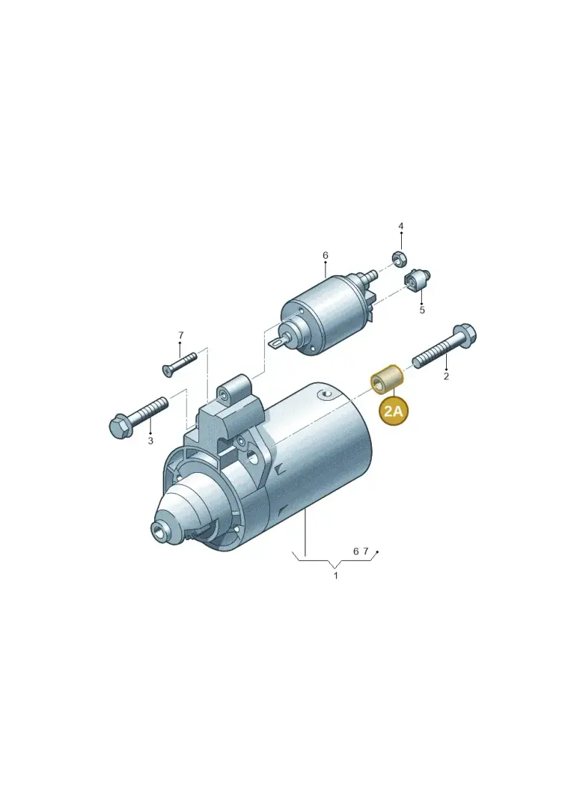 8K0145198 — Audi Q5 qu. 2.0 TDI (2012-2017) diagram 736911000, position 2A