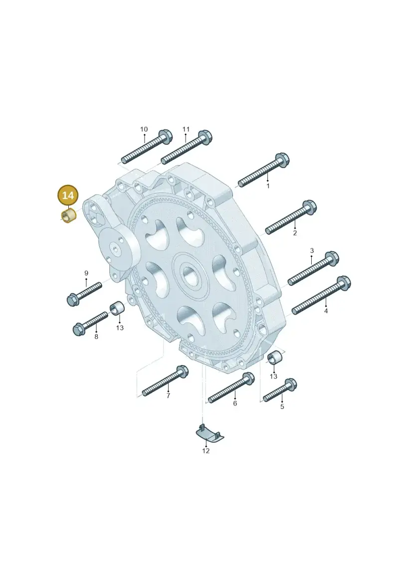 8K0145198 — Audi A7 Sportback (2014-2018) diagram 798300880, position 14