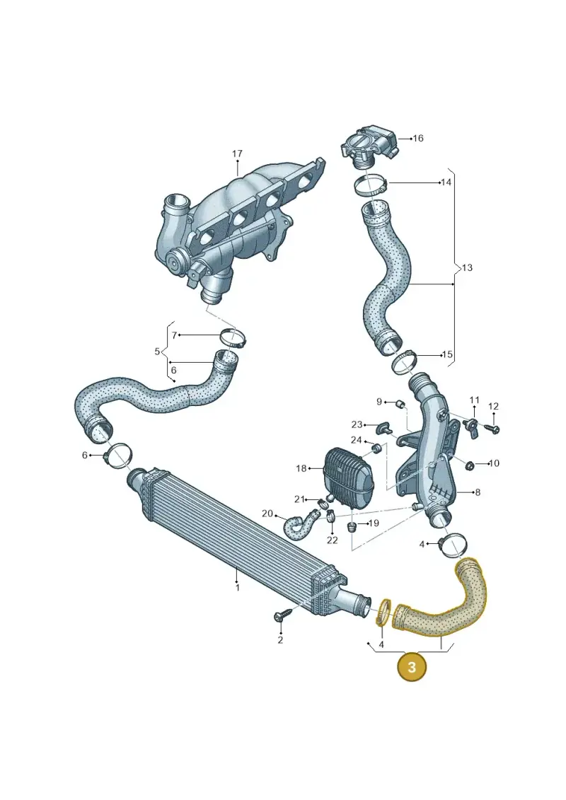 8K0145709H — Audi A5 Sportback (2011-2017) diagram 620145900, position 3