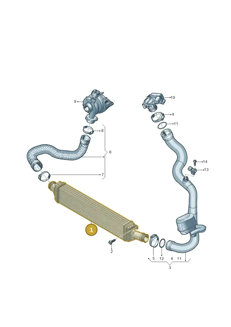 8K0145805P — Audi A5 Sportback (2011-2017) diagram 724145400, position 1