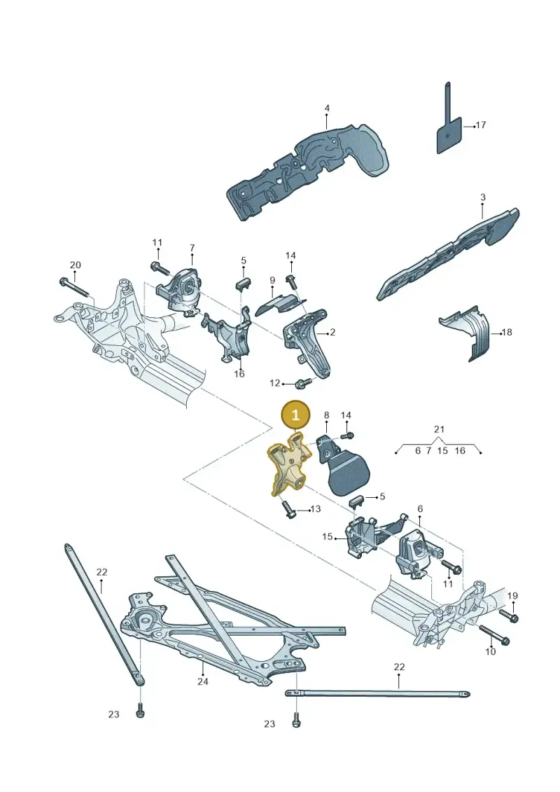 8K0199307AN — Audi RS5 Cabrio (2012-2015) diagram 759199000, position 1