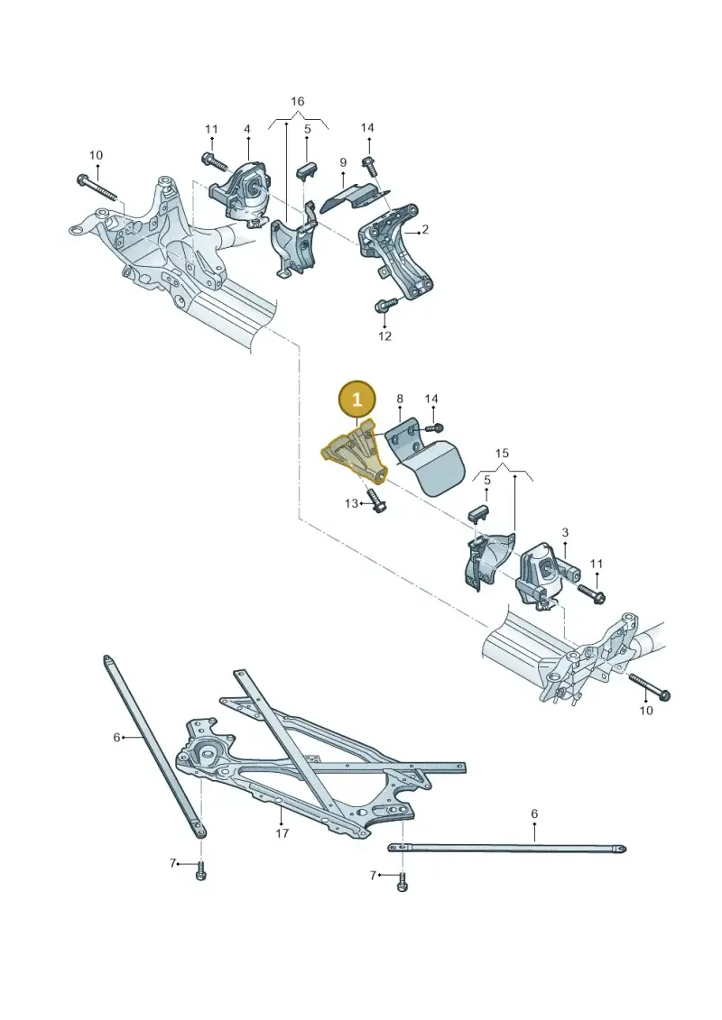 8K0199307BH — Audi A5 Cabrio 2.0 (2008-2012) diagram 670199550, position 1