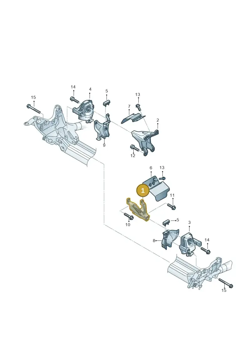 8K0199307CC — Audi Q5 qu. 2.0 TDI (2012-2017) diagram 736199030, position 1
