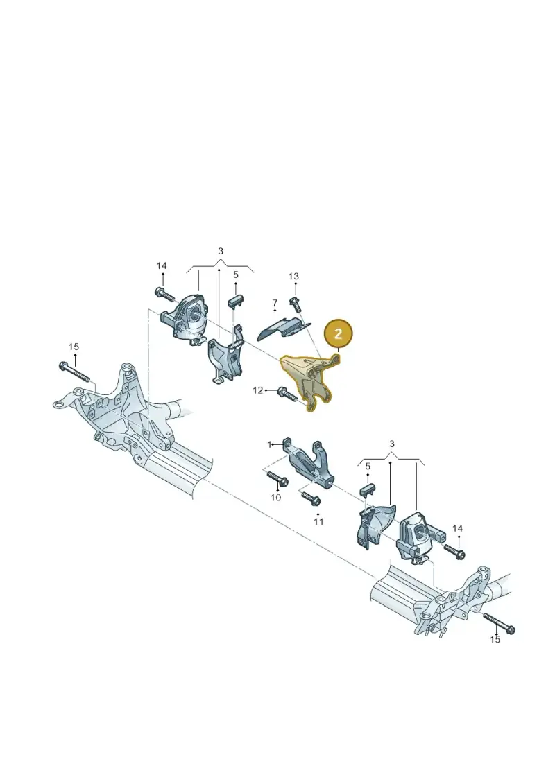 8K0199308BD — Audi Q5 qu. 2.0 TDI (2008-2012) diagram 636199070, position 2