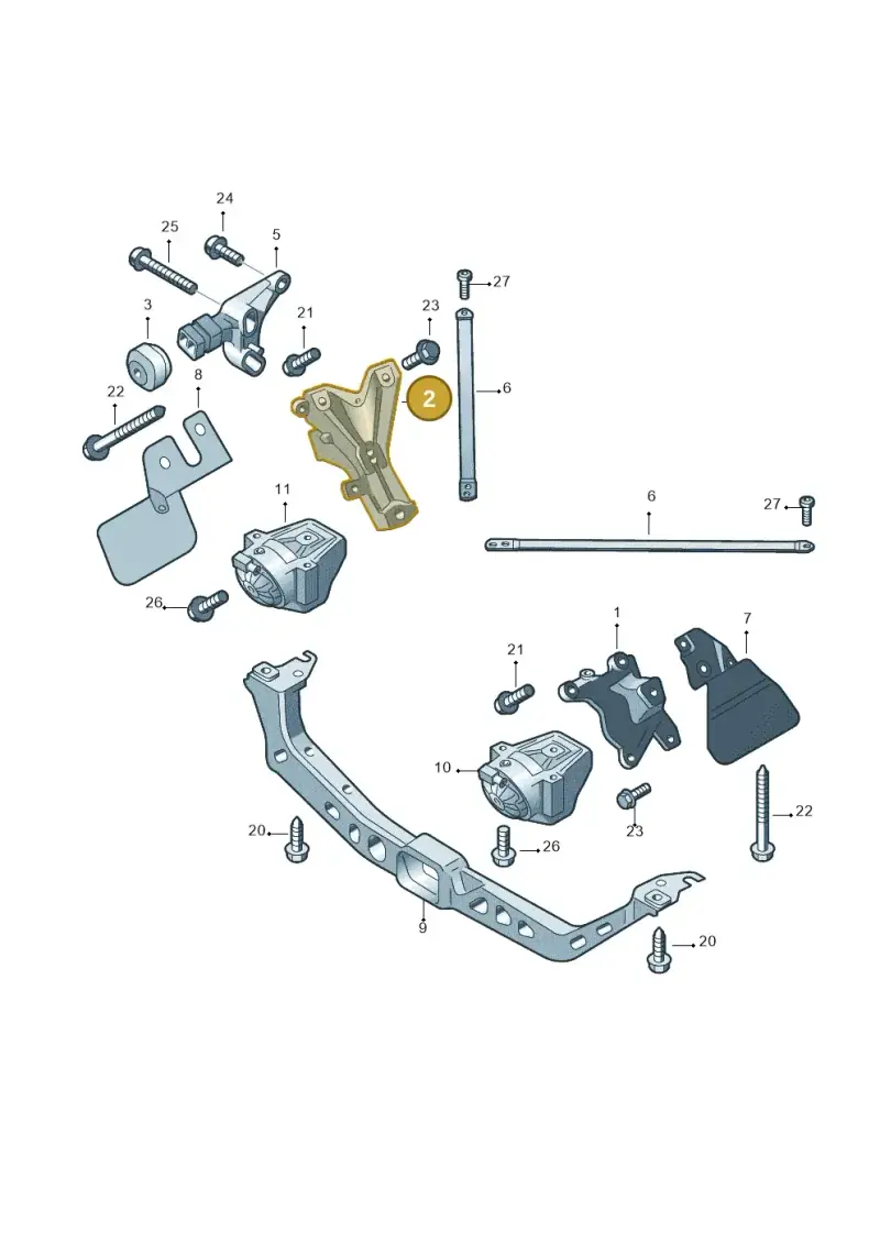8K0199308BD — Audi A5 Cabrio 2.0 (2008-2012) diagram 670199050, position 2