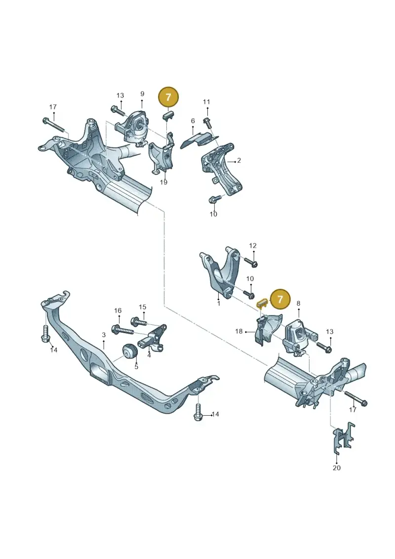 8K0199339N — Audi Q5 qu. 2.0 TDI (2012-2017) diagram 647199050, position 7