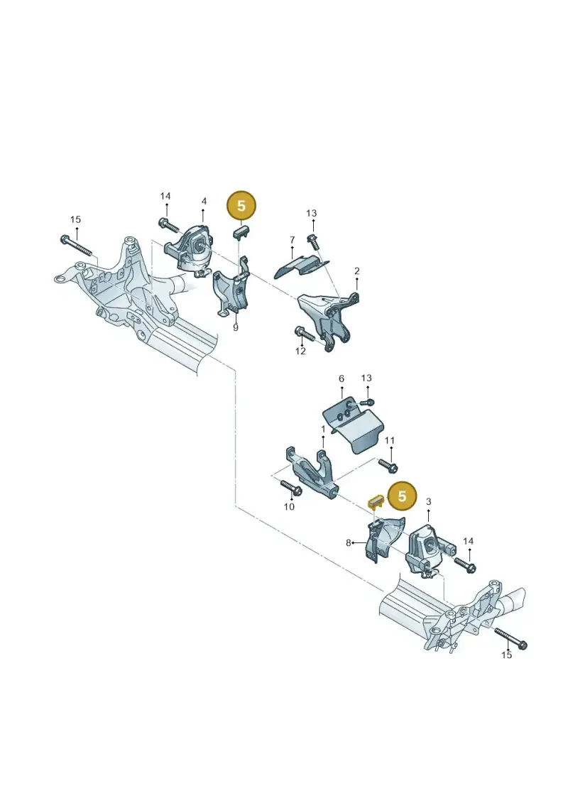 8K0199339N — Audi Q5 qu. 2.0 TDI (2012-2017) diagram 736199030, position 5