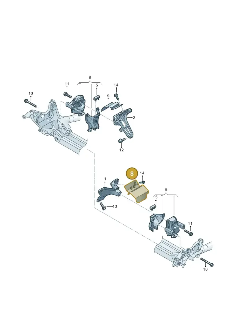 8K0199387P — Audi A5/S5 Coupe       08> (2007-) diagram 636199200, position 8