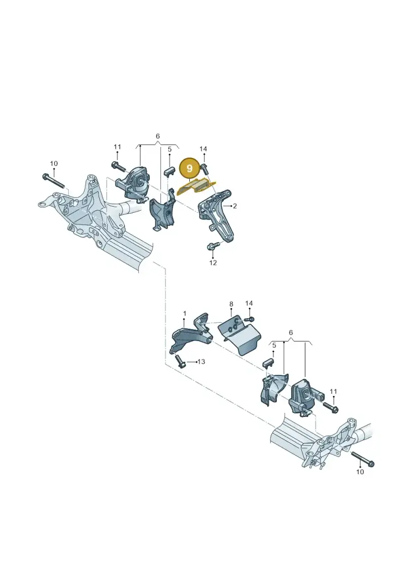 8K0199388BD — Audi A4                08> (2007-) diagram 636199200, position 9