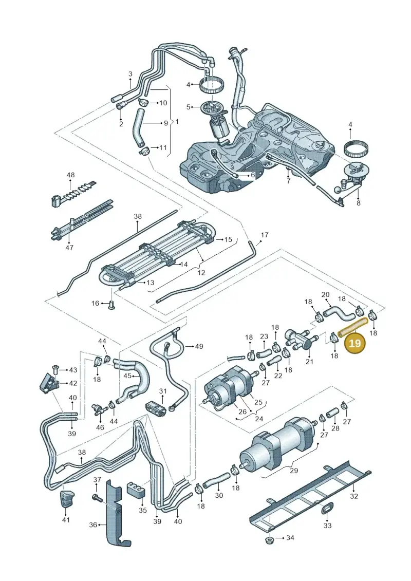 8K0201541F — Audi A5/S5 Coupe       08> (2007-) diagram 620201300, position 19