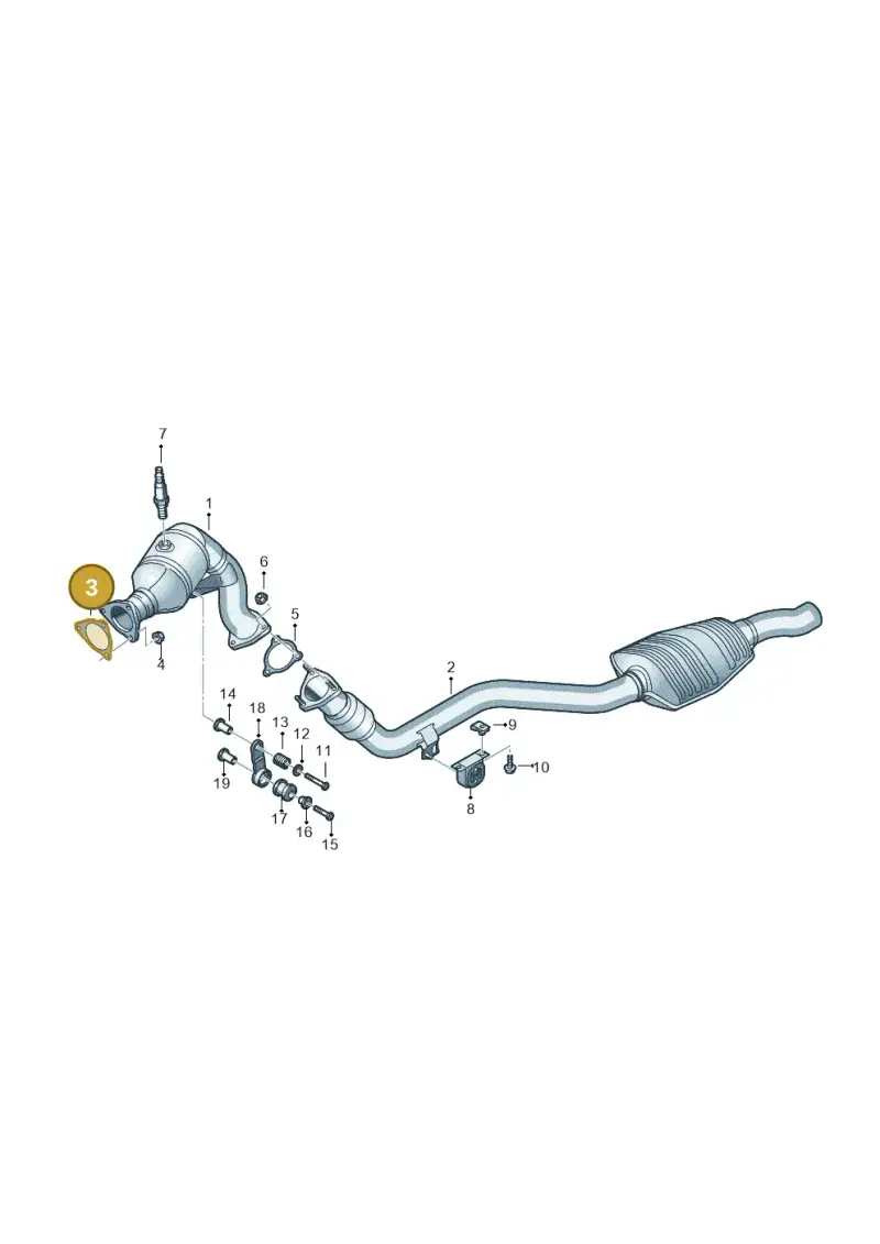 8K0253115A — Audi Q7 qu. 3.0 TDI (2015-2019) diagram 859253500, position 3