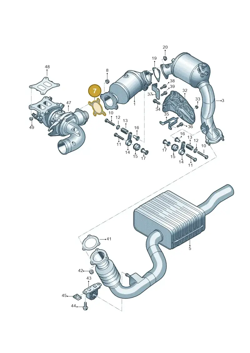 8K0253115L — Audi A7 Sportback (2018-) diagram 435253380, position 7